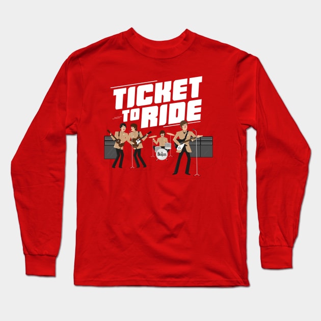 Ticket Long Sleeve T-Shirt by rafaelkoff